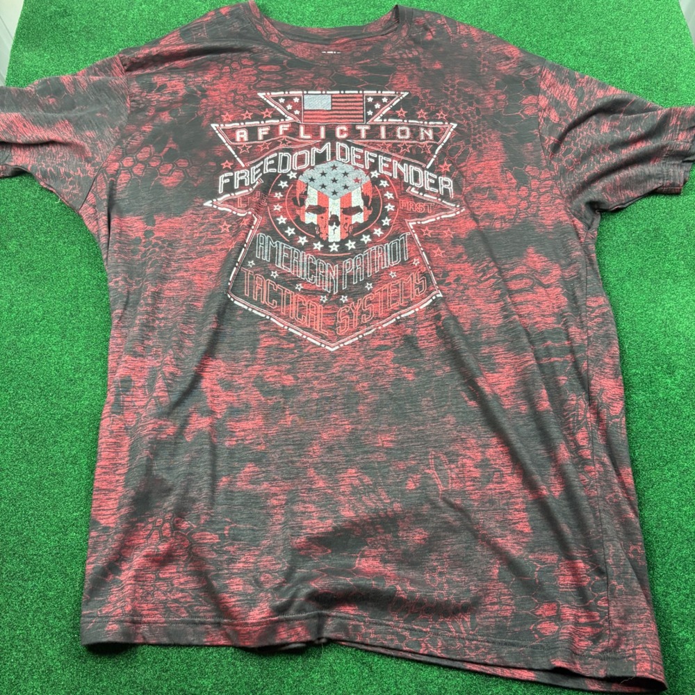 Affliction Freedom‎ Defender American Patriot Tactical Systems T-Shirt 4XL